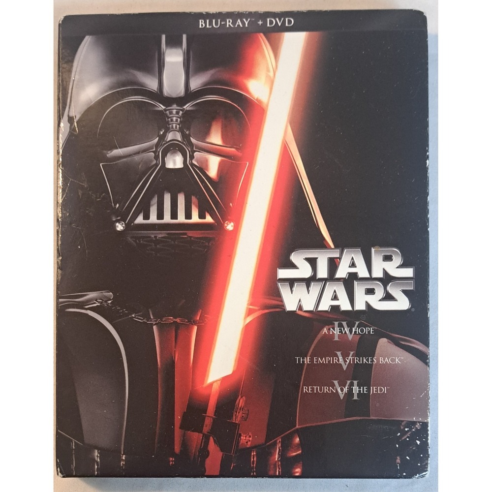 Star Wars Original Trilogy Blu-ray + DVD 6-Disc Set Episodes IV V VI